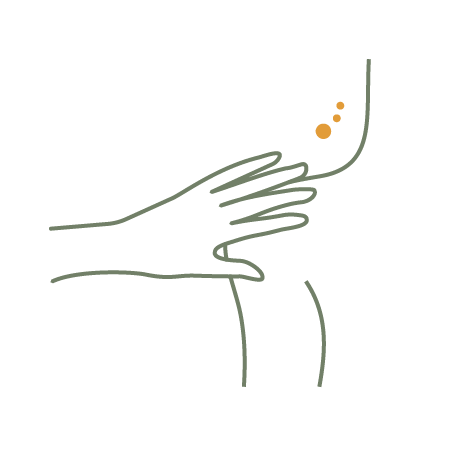 Icone massage de Mains Lumineuses